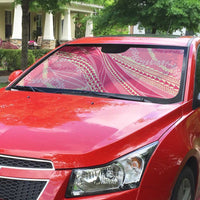 Polynesian Puakeniken Pikake Twisted Lei Auto Sun Shade Rose Pink LT7 - Polynesian Pride