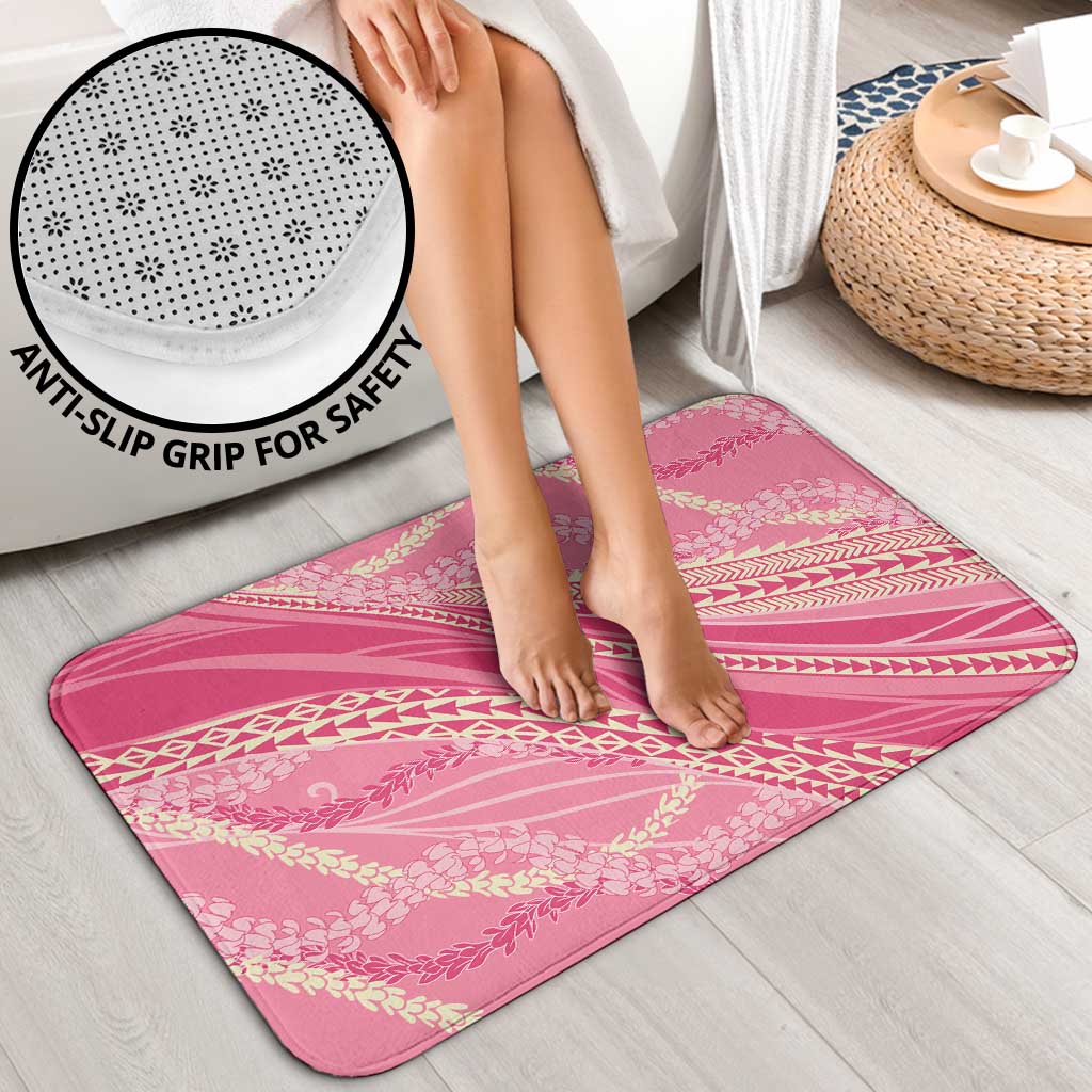 Polynesian Puakeniken Pikake Twisted Lei Bathroom Set Rose Pink LT7 - Polynesian Pride