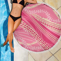 Polynesian Puakeniken Pikake Twisted Lei Beach Blanket Rose Pink LT7 - Polynesian Pride