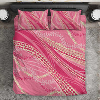 Polynesian Puakeniken Pikake Twisted Lei Bedding Set Rose Pink LT7 Rose Pink - Polynesian Pride