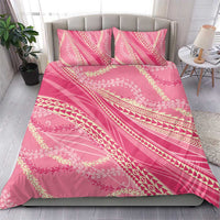 Polynesian Puakeniken Pikake Twisted Lei Bedding Set Rose Pink LT7 - Polynesian Pride