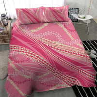Polynesian Puakeniken Pikake Twisted Lei Bedding Set Rose Pink LT7 - Polynesian Pride