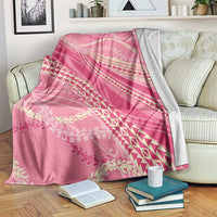 Polynesian Puakeniken Pikake Twisted Lei Blanket Rose Pink LT7 Rose Pink - Polynesian Pride