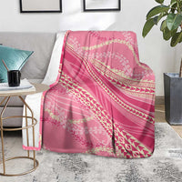 Polynesian Puakeniken Pikake Twisted Lei Blanket Rose Pink LT7 - Polynesian Pride