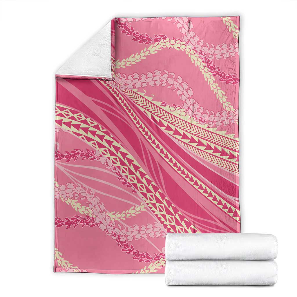 Polynesian Puakeniken Pikake Twisted Lei Blanket Rose Pink LT7 - Polynesian Pride