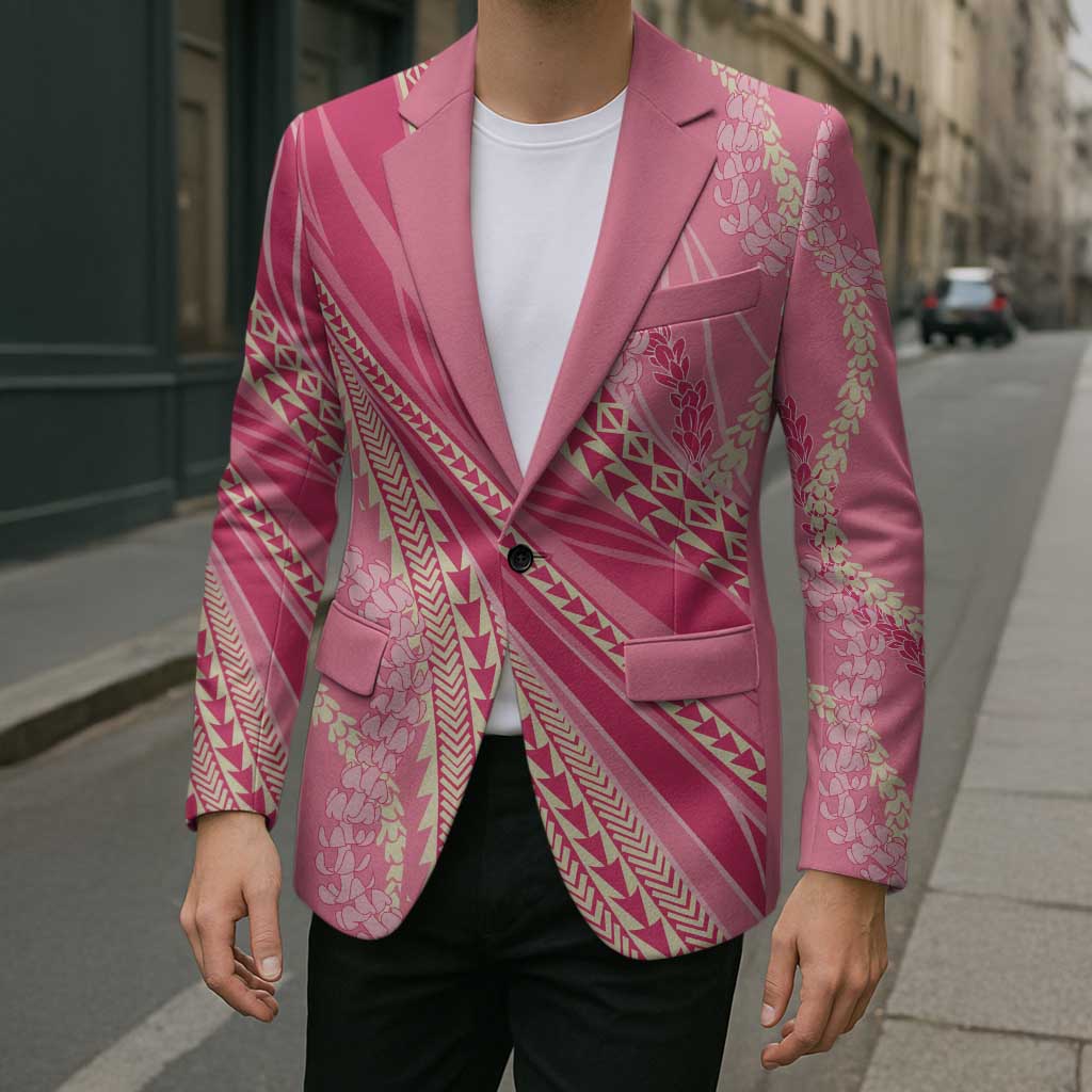 Polynesian Puakeniken Pikake Twisted Lei Blazer Rose Pink LT7 - Polynesian Pride