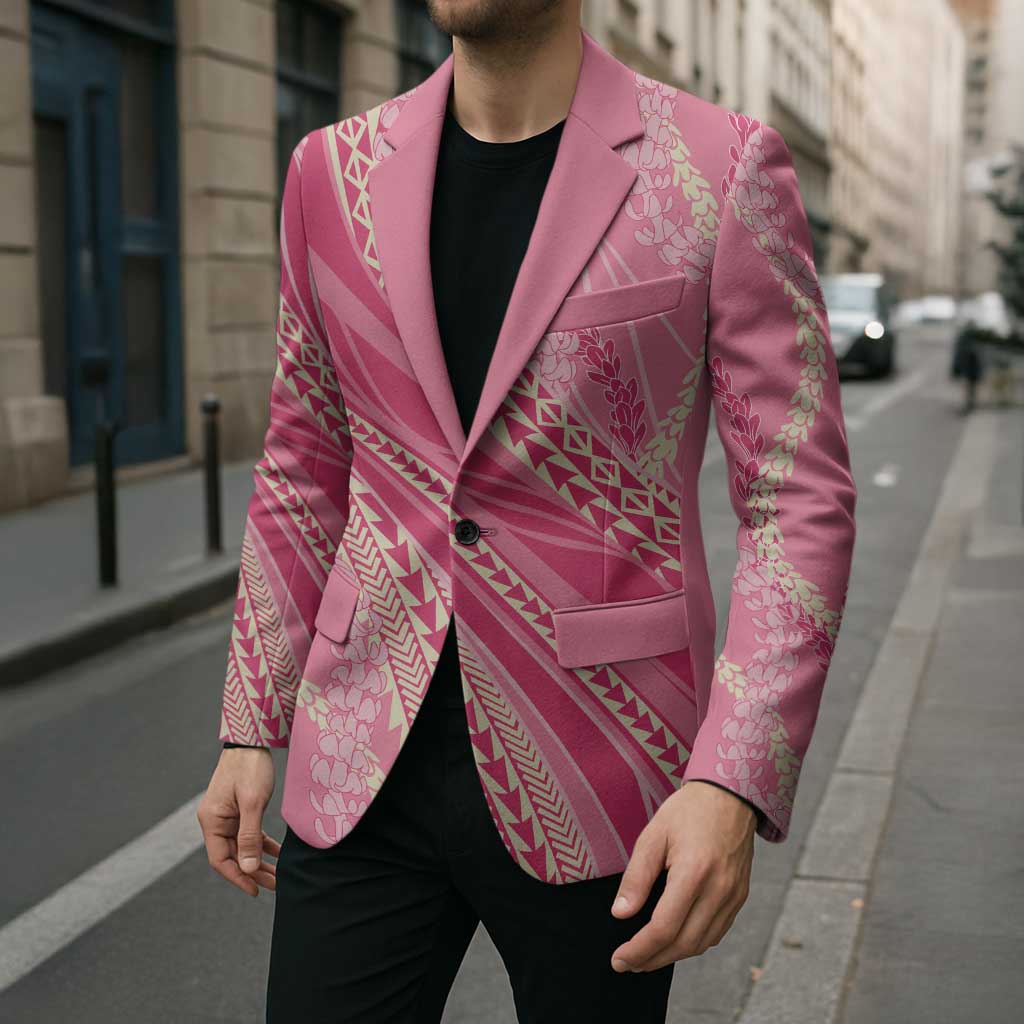 Polynesian Puakeniken Pikake Twisted Lei Blazer Rose Pink LT7 - Polynesian Pride