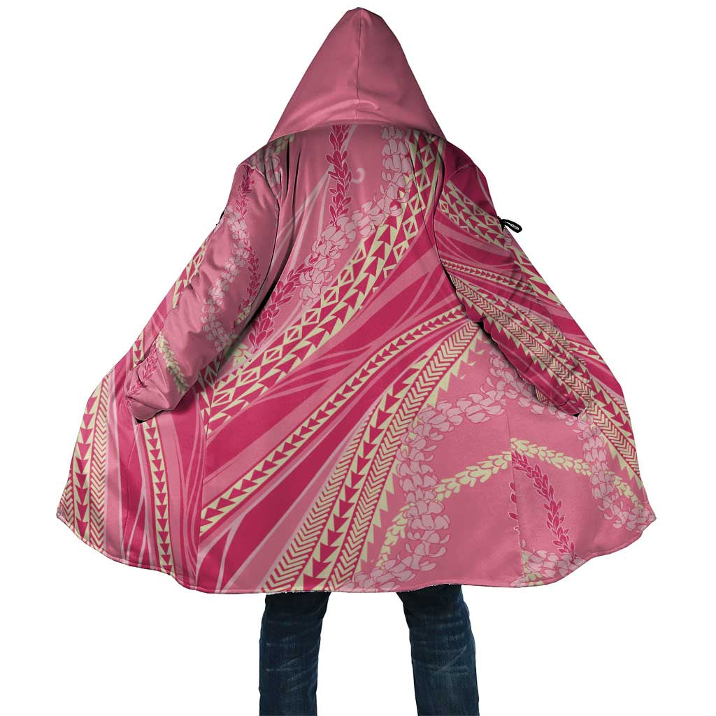 Polynesian Puakeniken Pikake Twisted Lei Cloak Rose Pink LT7 Unisex Rose Pink - Polynesian Pride