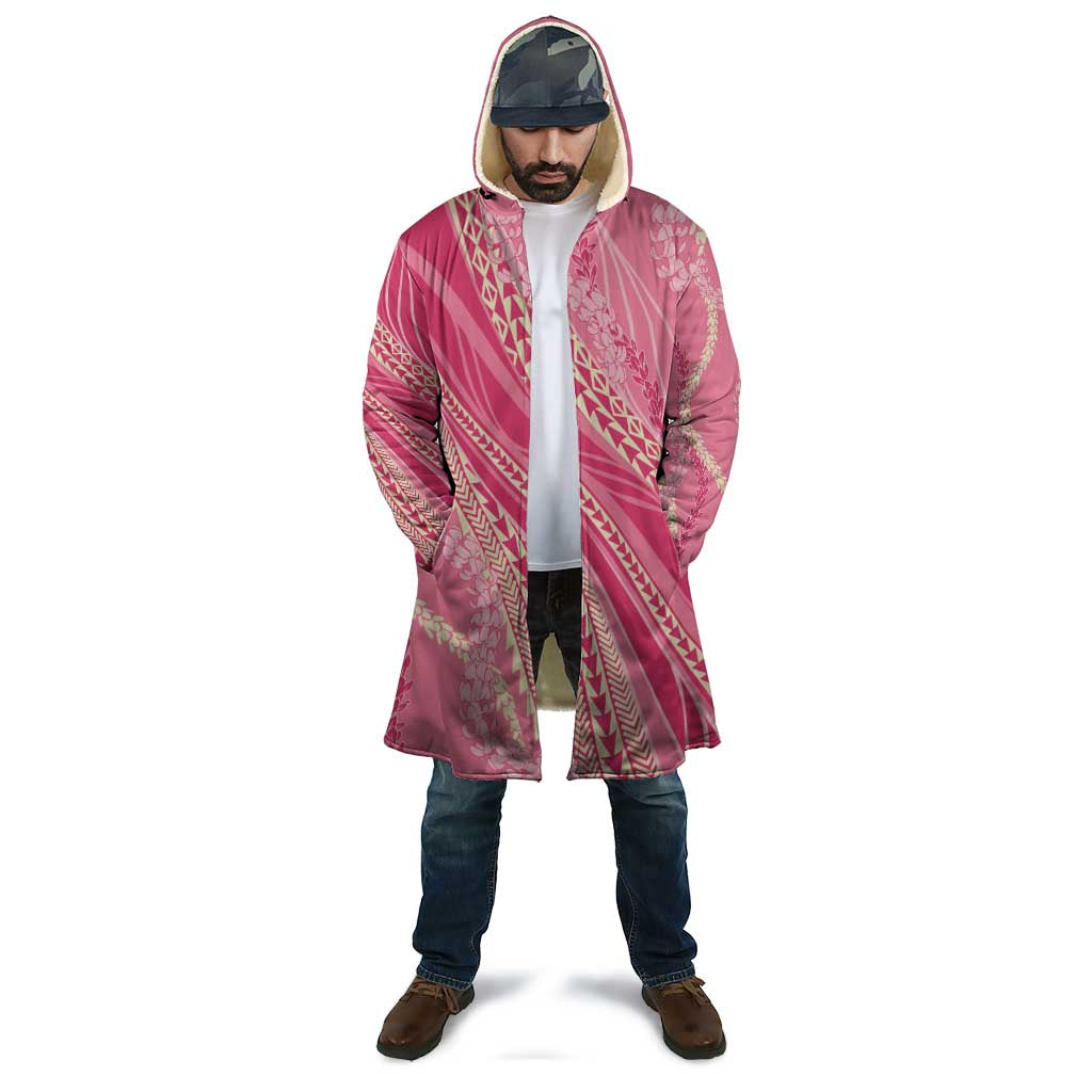 Polynesian Puakeniken Pikake Twisted Lei Cloak Rose Pink LT7 - Polynesian Pride