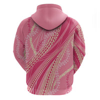 Polynesian Puakeniken Pikake Twisted Lei Hoodie Rose Pink LT7 - Polynesian Pride