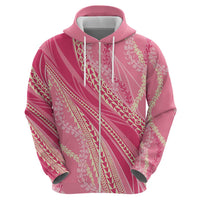 Polynesian Puakeniken Pikake Twisted Lei Hoodie Rose Pink LT7 - Polynesian Pride
