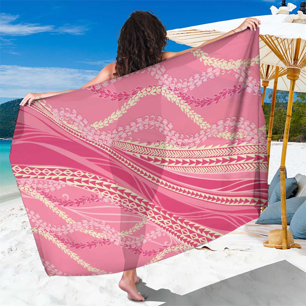 Polynesian Puakeniken Pikake Twisted Lei Sarong Rose Pink LT7 One Size 44 x 66 inches Rose Pink - Polynesian Pride
