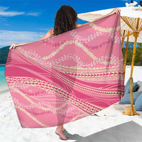 Polynesian Puakeniken Pikake Twisted Lei Sarong Rose Pink LT7 One Size 44 x 66 inches Rose Pink - Polynesian Pride