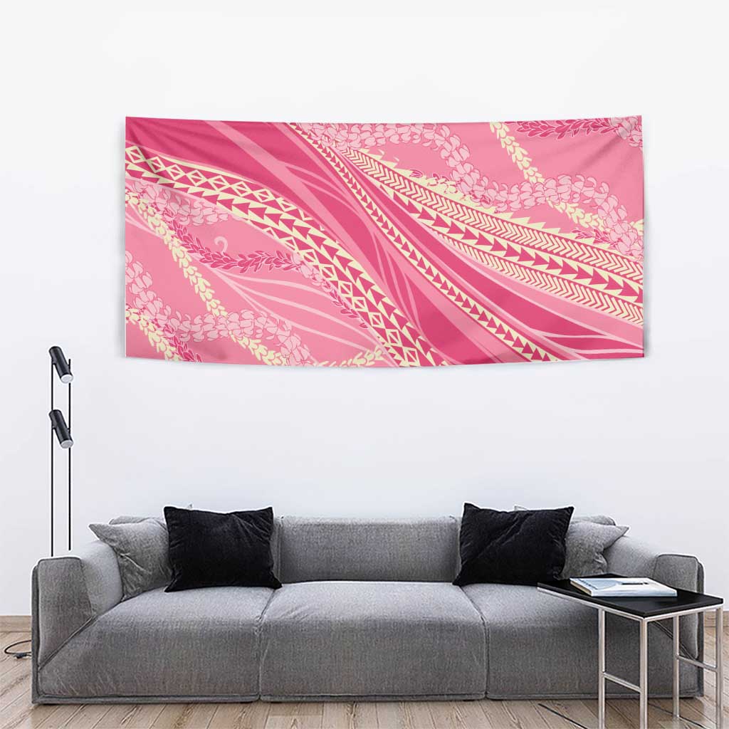Polynesian Puakeniken Pikake Twisted Lei Tapestry Rose Pink LT7 - Polynesian Pride