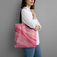 Polynesian Puakeniken Pikake Twisted Lei Tote Bag Rose Pink LT7 - Polynesian Pride