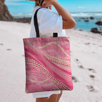 Polynesian Puakeniken Pikake Twisted Lei Tote Bag Rose Pink LT7 - Polynesian Pride