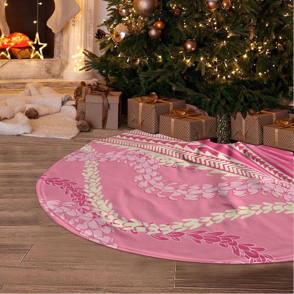 Polynesian Puakeniken Pikake Twisted Lei Tree Skirt Rose Pink LT7 - Polynesian Pride