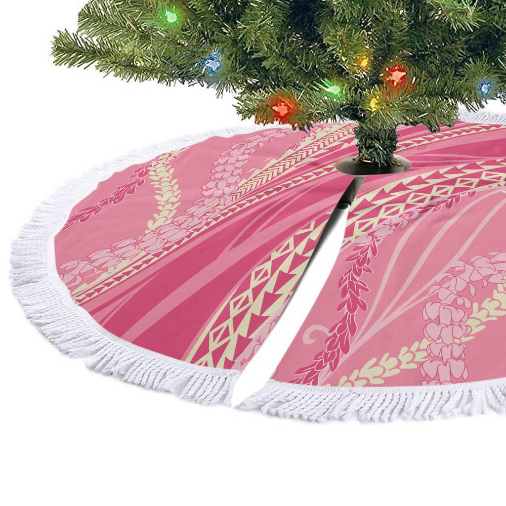 Polynesian Puakeniken Pikake Twisted Lei Tree Skirt Rose Pink LT7 - Polynesian Pride