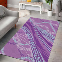 Polynesian Puakeniken Pikake Twisted Lei Area Rug Amethys LT7 - Polynesian Pride