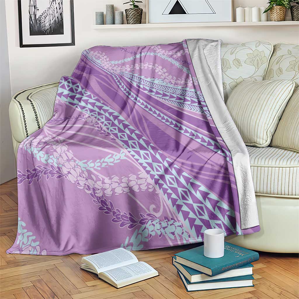 Polynesian Puakeniken Pikake Twisted Lei Blanket Amethys LT7 Amethys - Polynesian Pride