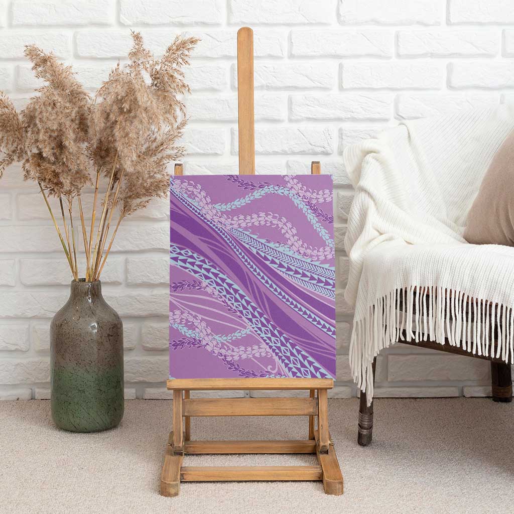Polynesian Puakeniken Pikake Twisted Lei Canvas Wall Art Amethys LT7 - Polynesian Pride
