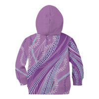 Polynesian Puakeniken Pikake Twisted Lei Kid Hoodie Amethys LT7 - Polynesian Pride