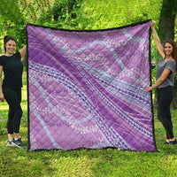 Polynesian Puakeniken Pikake Twisted Lei Quilt Amethys LT7 - Polynesian Pride