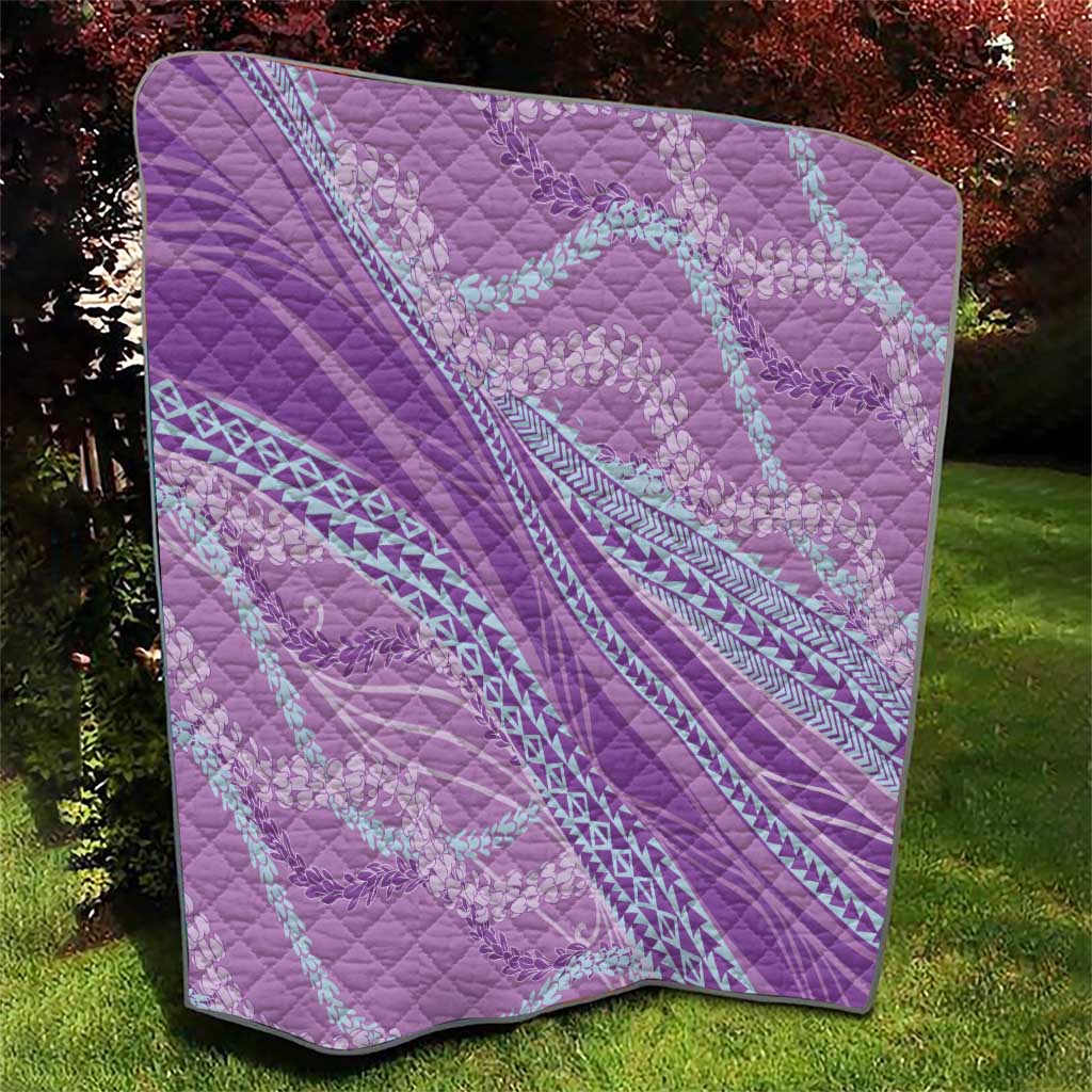 Polynesian Puakeniken Pikake Twisted Lei Quilt Amethys LT7 - Polynesian Pride