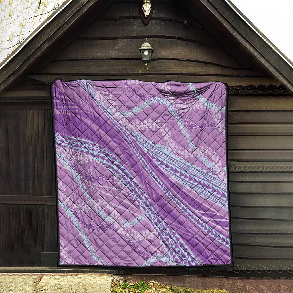 Polynesian Puakeniken Pikake Twisted Lei Quilt Amethys LT7 - Polynesian Pride