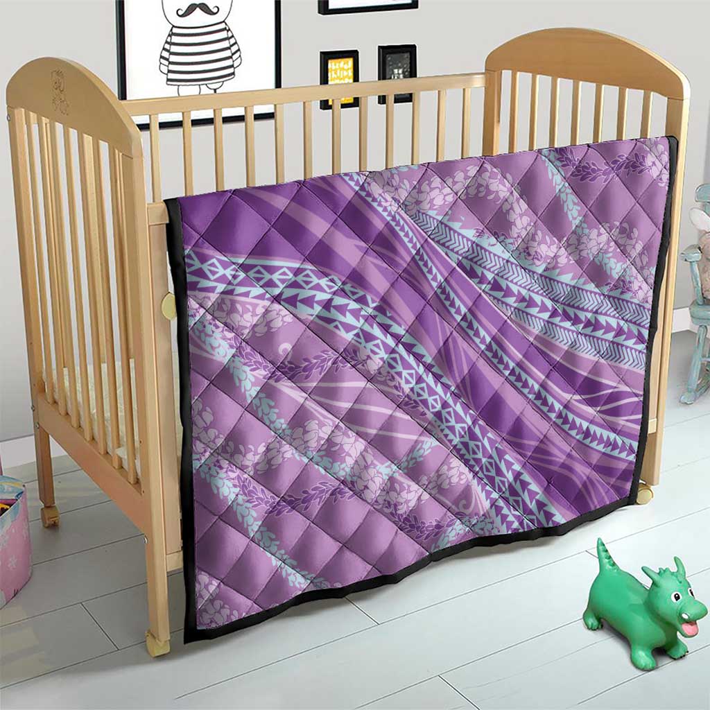 Polynesian Puakeniken Pikake Twisted Lei Quilt Amethys LT7 - Polynesian Pride