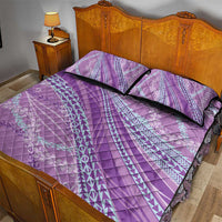 Polynesian Puakeniken Pikake Twisted Lei Quilt Bed Set Amethys LT7 - Polynesian Pride
