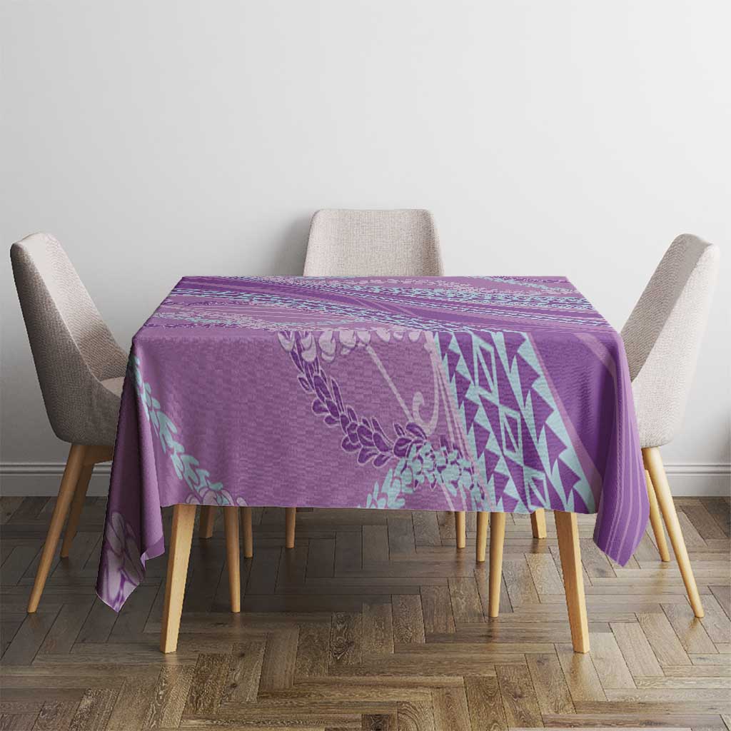 Polynesian Puakeniken Pikake Twisted Lei Tablecloth Amethys LT7 - Polynesian Pride