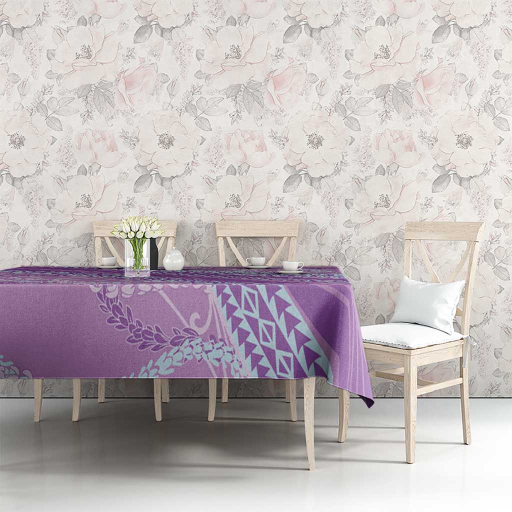 Polynesian Puakeniken Pikake Twisted Lei Tablecloth Amethys LT7 - Polynesian Pride