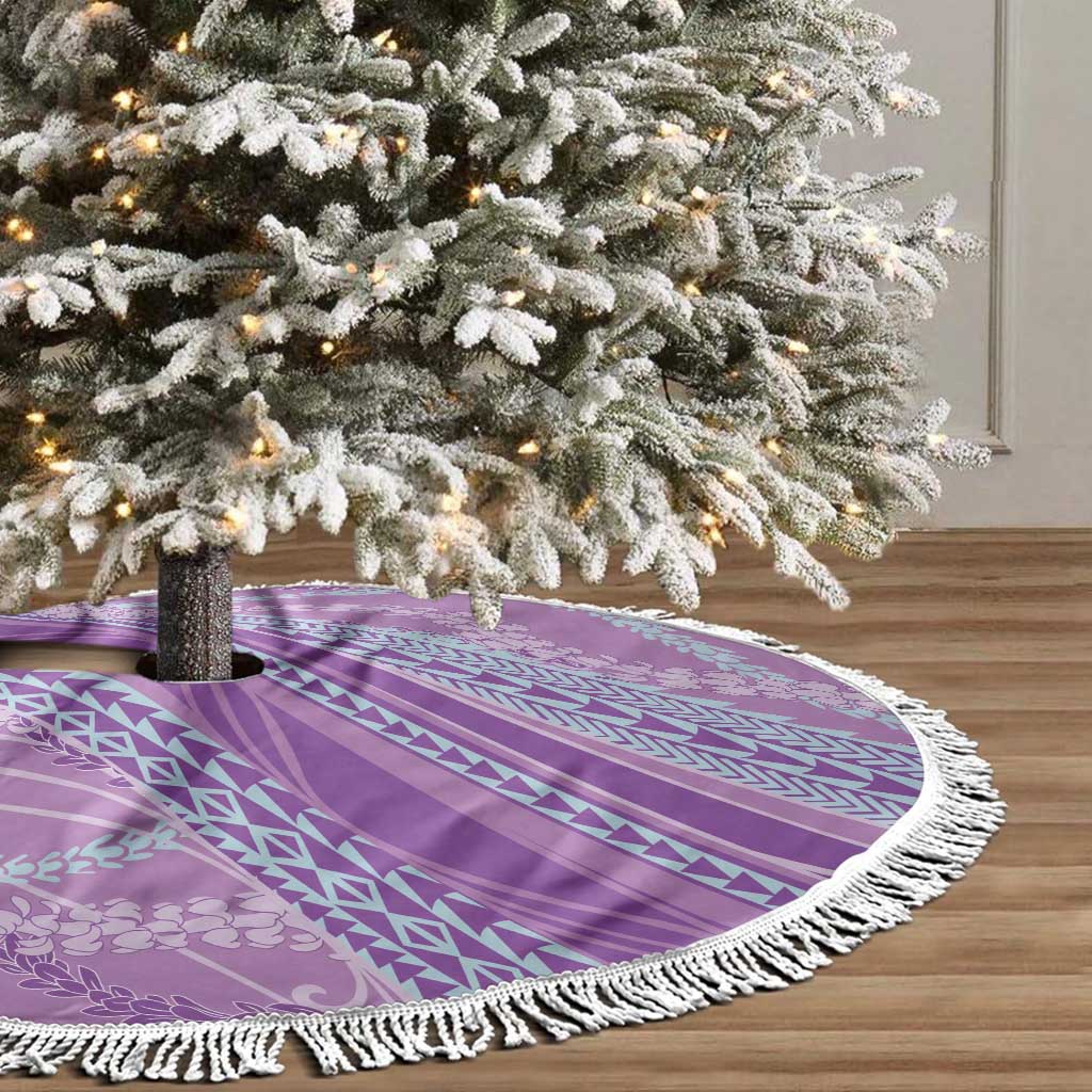 Polynesian Puakeniken Pikake Twisted Lei Tree Skirt Amethys LT7 - Polynesian Pride