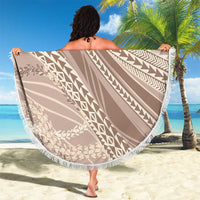 Polynesian Puakeniken Pikake Twisted Lei Beach Blanket Beige LT7 - Polynesian Pride