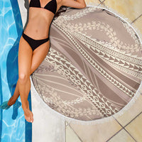 Polynesian Puakeniken Pikake Twisted Lei Beach Blanket Beige LT7 - Polynesian Pride