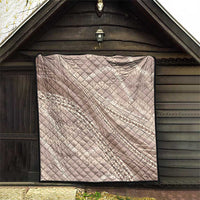 Polynesian Puakeniken Pikake Twisted Lei Quilt Beige LT7 - Polynesian Pride
