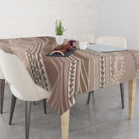 Polynesian Puakeniken Pikake Twisted Lei Tablecloth Beige LT7 - Polynesian Pride