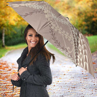 Polynesian Puakeniken Pikake Twisted Lei Umbrella Beige LT7 - Polynesian Pride