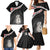 Personalised New Zealand Maori Family Matching Mermaid Dress and Hawaiian Shirt Manaia Mix Koru LT7 - Polynesian Pride