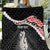 Personalised New Zealand Maori Quilt Manaia Mix Koru LT7 Black - Polynesian Pride