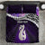 Personalised New Zealand Maori Bedding Set Manaia Paua Shell Purple LT7 Purple - Polynesian Pride