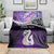 Personalised New Zealand Maori Blanket Manaia Paua Shell Purple LT7 - Polynesian Pride