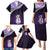 Personalised New Zealand Maori Family Matching Puletasi and Hawaiian Shirt Manaia Paua Shell Purple LT7 - Polynesian Pride