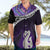 Personalised New Zealand Maori Hawaiian Shirt Manaia Paua Shell Purple LT7 - Polynesian Pride