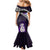 Personalised New Zealand Maori Mermaid Dress Manaia Paua Shell Purple LT7 - Polynesian Pride