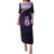 Personalised New Zealand Maori Puletasi Manaia Paua Shell Purple LT7 Long Dress Purple - Polynesian Pride