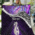 Personalised New Zealand Maori Quilt Manaia Paua Shell Purple LT7 Purple - Polynesian Pride