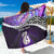 Personalised New Zealand Maori Sarong Manaia Paua Shell Purple LT7 One Size 44 x 66 inches Purple - Polynesian Pride