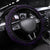 Personalised New Zealand Maori Steering Wheel Cover Manaia Paua Shell Purple LT7 Universal Fit Purple - Polynesian Pride